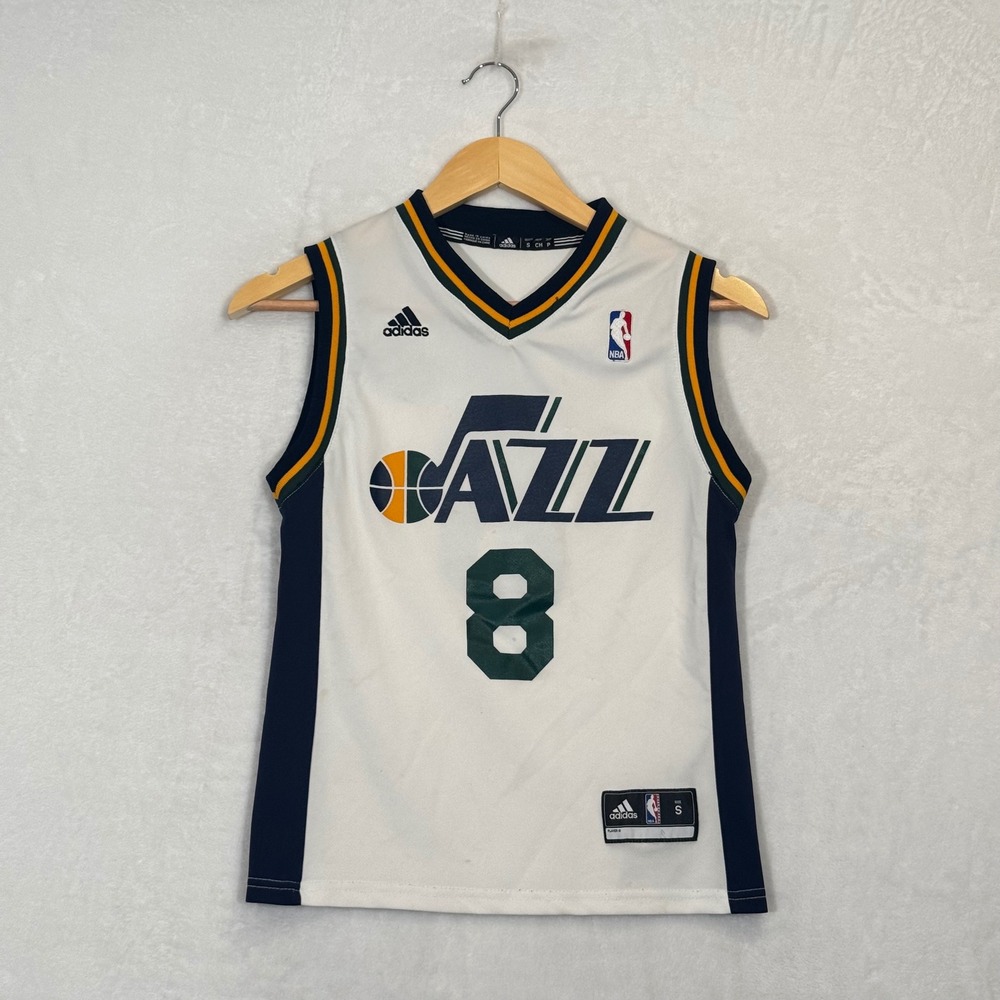 Adidas White Utah Jazz Deron Williams NBA Jersey XS
